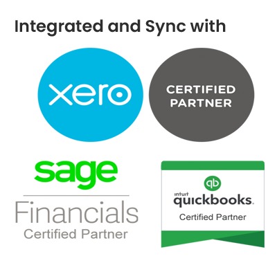 Sync with Xero, Quickbooks or Sage